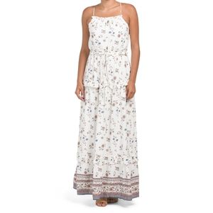 Lost +Wander Tulum Maxi Dress- Ivory Floral